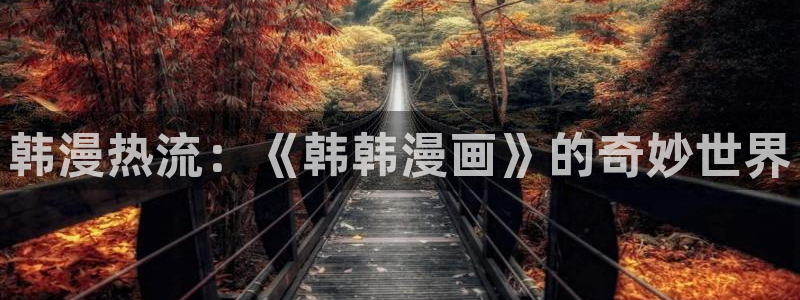 喵趣漫画免费看：韩漫热流：《韩韩漫画》的奇妙世界